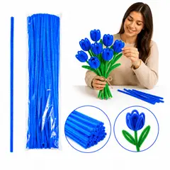 GENERICO - Limpia Pipas para Manualidades 100 Unidades 30 cm