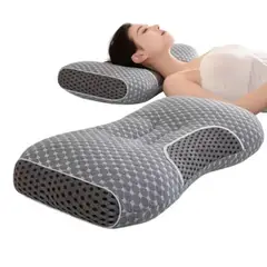 GENERICO - Almohada Cervical Ergonómica para Dormir Soporte de Cuello
