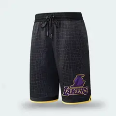 NBA - Pantaloneta Lakers Negro Hombre