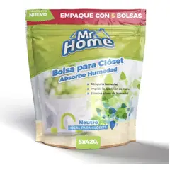 GENERICO - Mr. Home Absorbente Humedad Bolsas Para Closets, 5 Unidades
