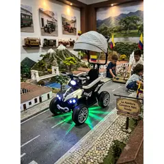 BRITOCHET - Moto Carro Doble Motor Recargable Con Control