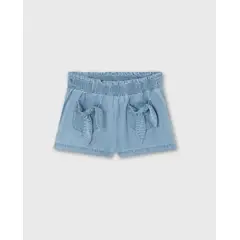 LOSAN - Short Bolsillos Denim Claro