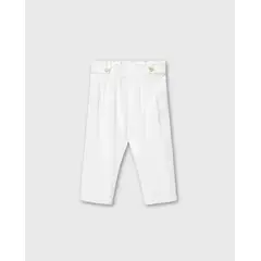 LOSAN - Pantalón Lino Detalle Cintura