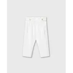 LOSAN - Pantalón Lino Detalle Cintura