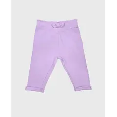 LOSAN - Pantalón Resortado Moño Lila