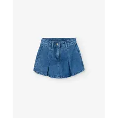 LOSAN - Falda‑Short Denim Claro Lozan