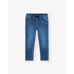LOSAN - Pantalón Resortado Denim Claro
