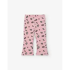 LOSAN - Pantalón Animal Print Rosa