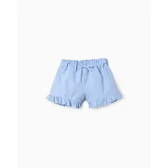ZIPPY - Short Bordado Flores Azul