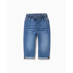 ZIPPY - Pantalón Resorte Denim Azul
