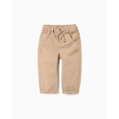 ZIPPY - Pantalón Dril Cintura Resortada Beige