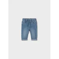 MAYORAL - Pantalón Resorte Denim Medio