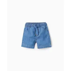 ZIPPY - Bermuda Resortada Denim Claro