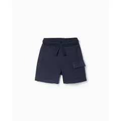 ZIPPY - Bermuda Sudadera Bolsillo Navy