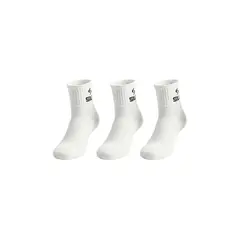 SIUX - Pack 3 Calcetines Basic 26 Caña Media 200121 Blanco - L