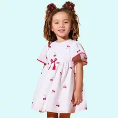 NANAI - Vestido Bordado Cerezas