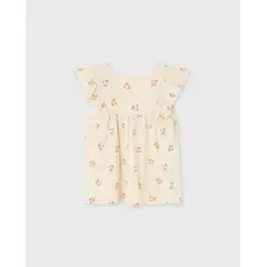 LOSAN - Vestido Flores Crema