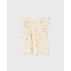 LOSAN - Vestido Flores Crema