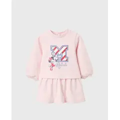 ZIPPY - Vestido Estampado Minnie Rosa