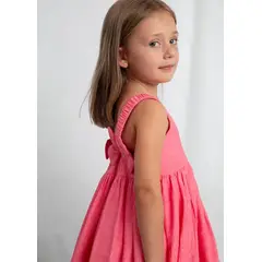 MAYORAL - Vestido Con Detalles Florales Rosa