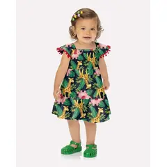 KYLY - Vestido Estampado Jirafa Navy