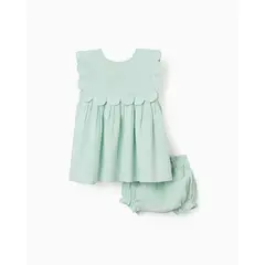 ZIPPY - Vestido con Panty Pecho Verde