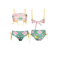 OTRAS MARCAS - Vestido de Baño Doble Faz Azulejo Pepita & Me
