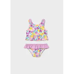 MAYORAL - Vestido de Baño Estampado Flores Lila