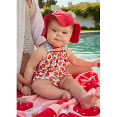 MAYORAL - Vestido de Baño Fresas con Pava