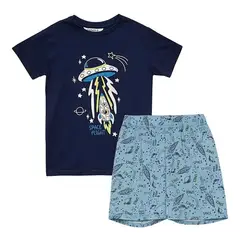 OTRAS MARCAS - Pijama Bermuda Space Azul