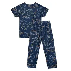 CODELIN - Pijama Pantalón Estampado Dinosaurios Azul
