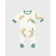 LOS CHIROS DE MARIA JOSE - Pijama Enteriza Estampado Jirafa Verde