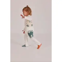 BOBOLI - Pijama Enteriza Estampado Sol Blanco