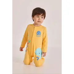 BOBOLI - Pijama Enteriza Animales del Mar Amarillo