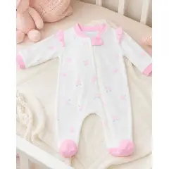 LOS CHIROS DE MARIA JOSE - Pijama Enteriza Rosas y Mariposas Rosa