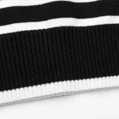 SYK - Buzo Cuello Polo Rayas Para Mujer Corto