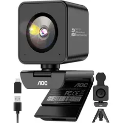 AOC - Cámara web AOC, 4K, 12 megapíxeles, sensor IMX363