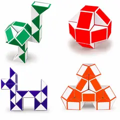 GENERICO - Cubo Rubik Serpiente Culebra Mágica Twist Puzzle