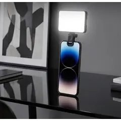 NOBELSOUND - Mini Panel LED 10W Recargable para Video, Fotografía celular