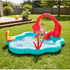 BESTWAY - Centro De Juegos Sirenita Con Resbaladilla 91097