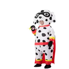 GENERICO - Disfraz Inflable de Perro 150-190 cm con Capa y Ventilador