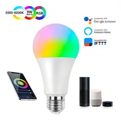 GENERICO - Bombillo De Luz Led Inteligente Vta Wifi Multicolor 9w Color De La Luz Rgb