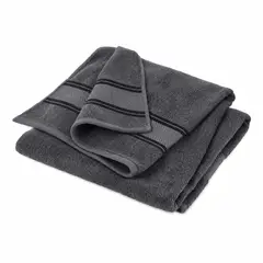BALI - Toalla De Baño 100% Algodón 550 G Premium 70 X 140 Cm - Gris Oscuro