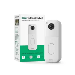 AMAZON - Timbre Inteligente con Cámara Integrada HD Blink Compatible con Alexa Blanco