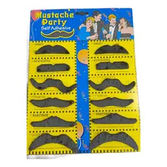 GENERICO - Bigotes De Fiesta Mexicana Charro X12