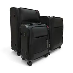 SWISSBRAND - Set De 3 Maletas Aura-Negro
