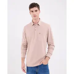 PATPRIMO - Polo Para Hombre Cuello Maquina Café #44112751