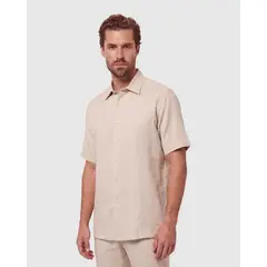 PATPRIMO - Camisa Guayabera De Hombre Beige #44038218