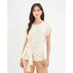 PATPRIMO - Blusa De Mujer MC Color Marrón Claro 30123446