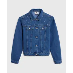 OSTU - Chaqueta Para Niña Trucker Color Azul #90080042
